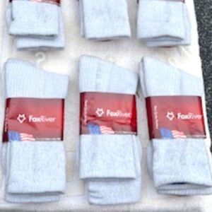 Mid Weight Crew Socks . Size: Large . {3 Sleeves} .............. Fox River #3765